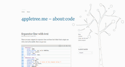 Desktop Screenshot of 4ppletree.me