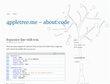 Tablet Screenshot of 4ppletree.me